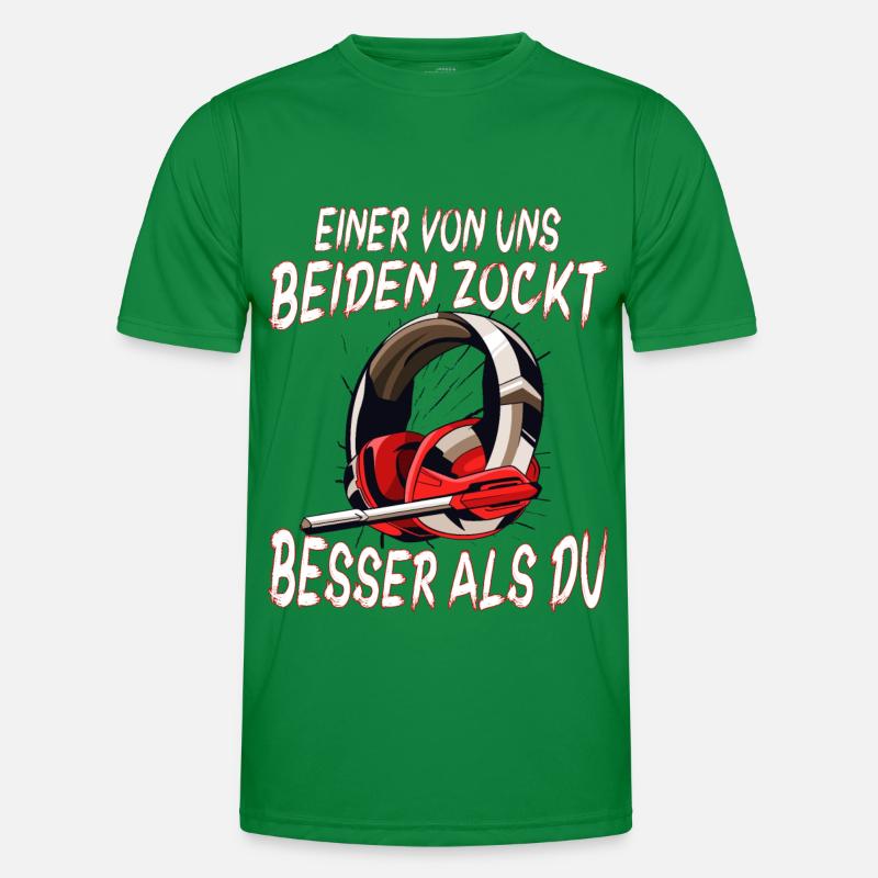 Der Controller Soll Mit Dir Sein. Videospiele Männer Funktions-T-Shirt