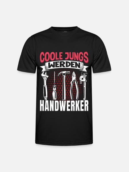Handwerk Handwerker - Männer Funktions-T-Shirt - Schwarz