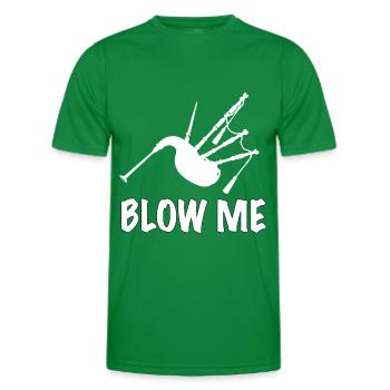Cornemuse Kilt Écossais Beat Cornemuse - T-shirt sport Homme - vert - Devant - AI Model Male 178 dark (178cm)