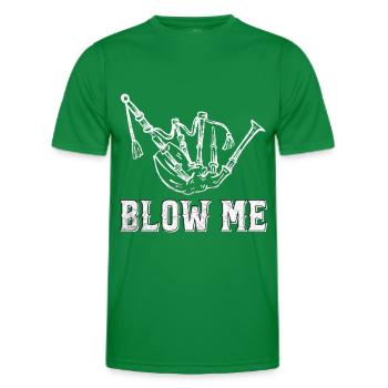 Cornemuse Kilt Écossais Beat Cornemuse - T-shirt sport Homme - vert - Devant - AI Model Male 178 dark (178cm)