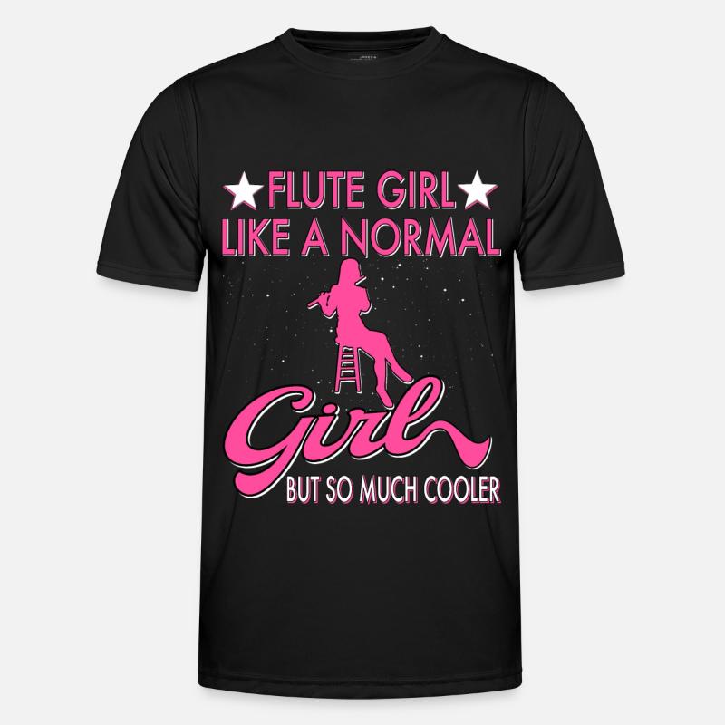 Flute player Flute player - Men's Functional T-Shirt - black