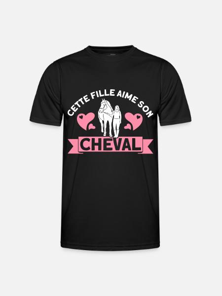Pferde Reiten Reiter Geschenk - Männer Funktions-T-Shirt - Schwarz