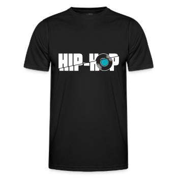 Hip Hop - Männer Funktions-T-Shirt - Schwarz - Vorne - AI Model Male 178 dark (178cm)