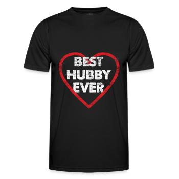 Bester Ehemann - Männer Funktions-T-Shirt - Schwarz - Vorne - AI Model Male 178 dark (178cm)