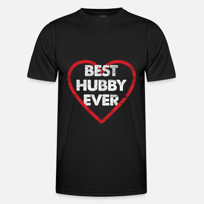 Bester Ehemann - Männer Funktions-T-Shirt - Schwarz