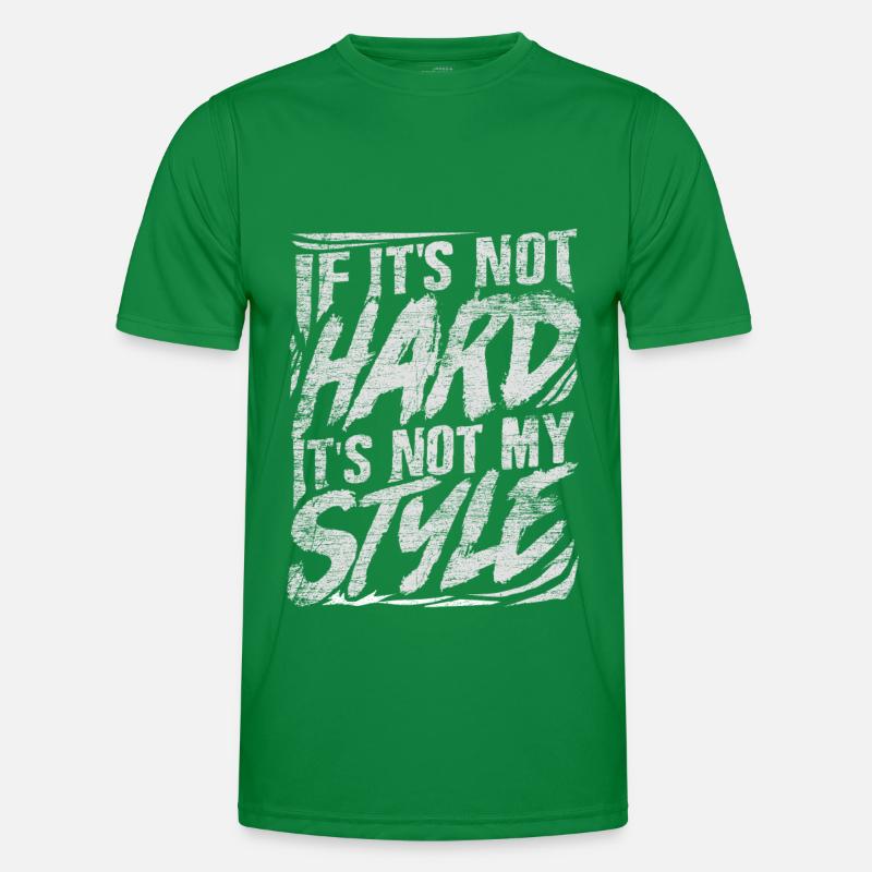Hardstyle techno music Men's Functional T-Shirt