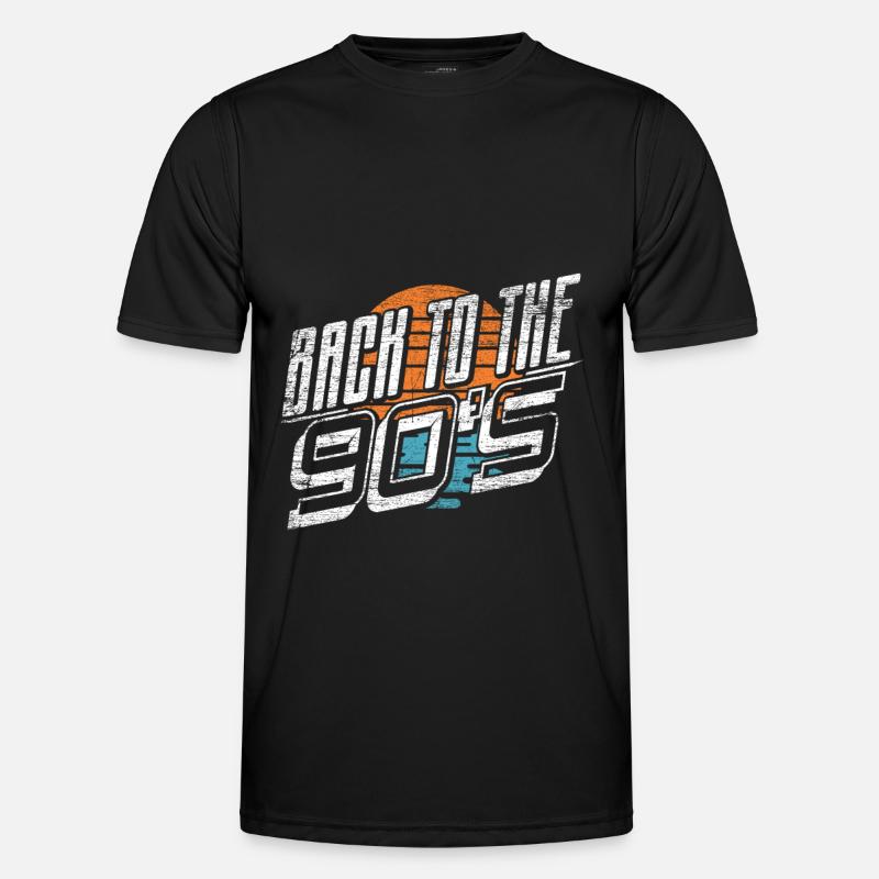 Back to the 90s - Men's Functional T-Shirt - black
