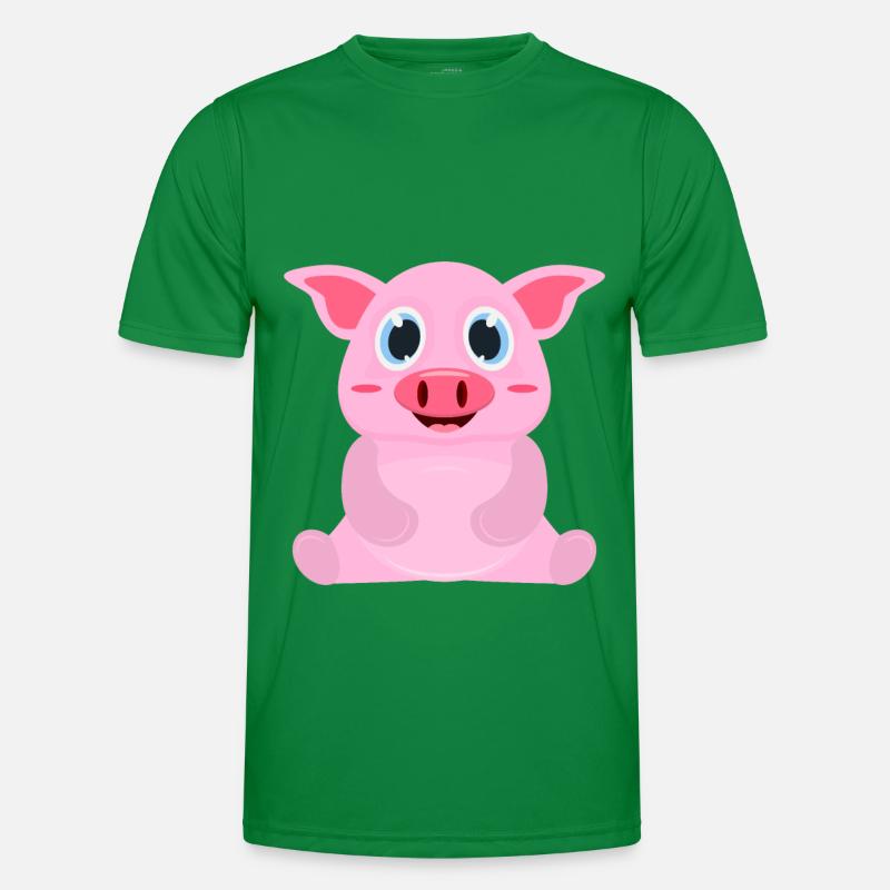 Schwein Comic Men's Functional T-Shirt