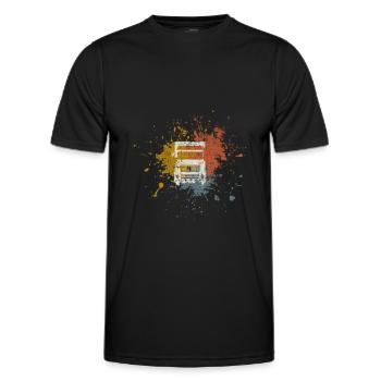Camion camion vintage - T-shirt sport Homme - noir - Devant - AI Model Male 178 dark (178cm)