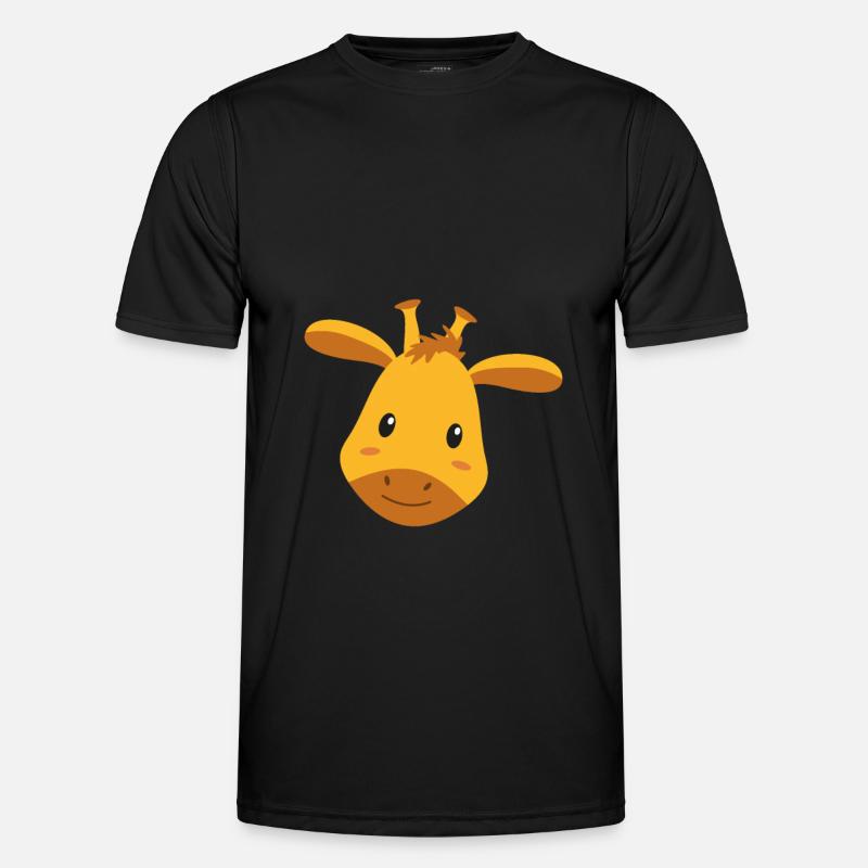 Giraffe Männer Funktions-T-Shirt