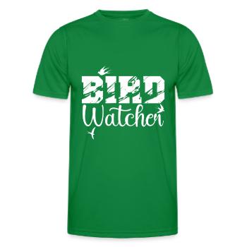 Vögel Beobachten - Männer Funktions-T-Shirt - Kelly Green - Vorne - AI Model Male 178 dark (178cm)
