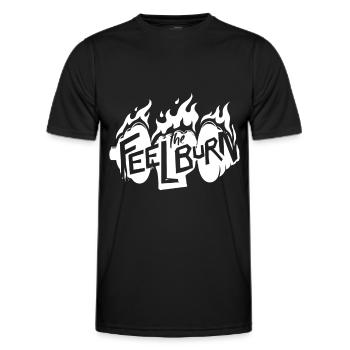 Fitness Halttel Training - T-shirt sport Homme - noir - Devant - AI Model Male 178 dark (178cm)