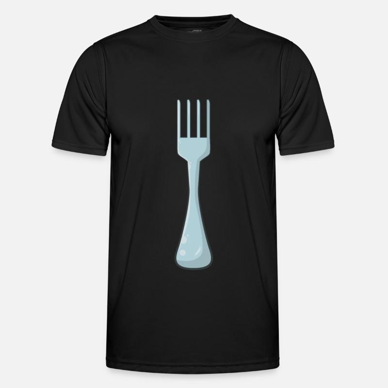 Fork - Men's Functional T-Shirt - black