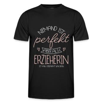 Erzieherin - Männer Funktions-T-Shirt - Schwarz - Vorne - AI Model Male 178 dark (178cm)