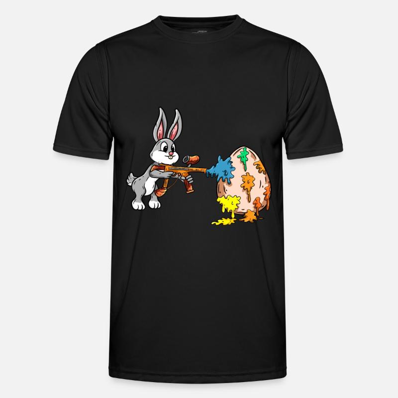 Easter Easter egg dyeing - Men's Functional T-Shirt - black