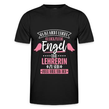 Lehrerin - Männer Funktions-T-Shirt - Schwarz - Vorne - AI Model Male 178 dark (178cm)