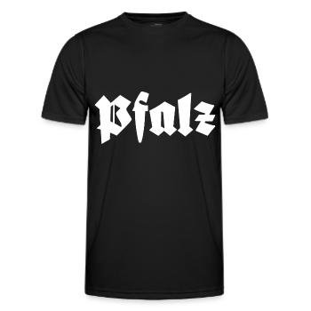 Pfalz - Männer Funktions-T-Shirt - Schwarz - Vorne - AI Model Male 178 dark (178cm)