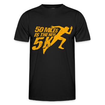 Ultrarunning Ultramarathon Runner Ultramarathon Gesche - T-shirt sport Homme - noir - Devant - AI Model Male 178 dark (178cm)