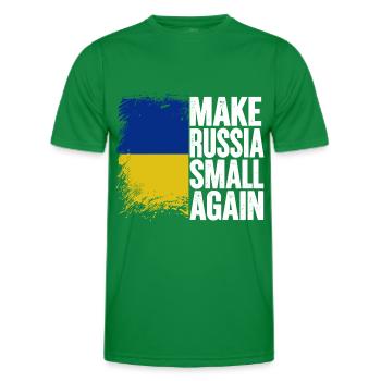 Make russia small again - Männer Funktions-T-Shirt - Kelly Green - Vorne - AI Model Male 178 dark (178cm)