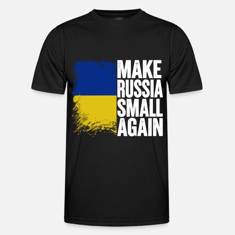 Make russia small again - Men's Functional T-Shirt - black