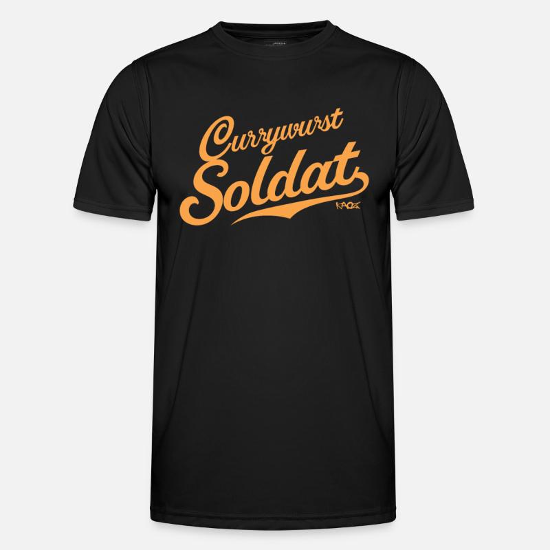Currywurst Soldier Men's Functional T-Shirt