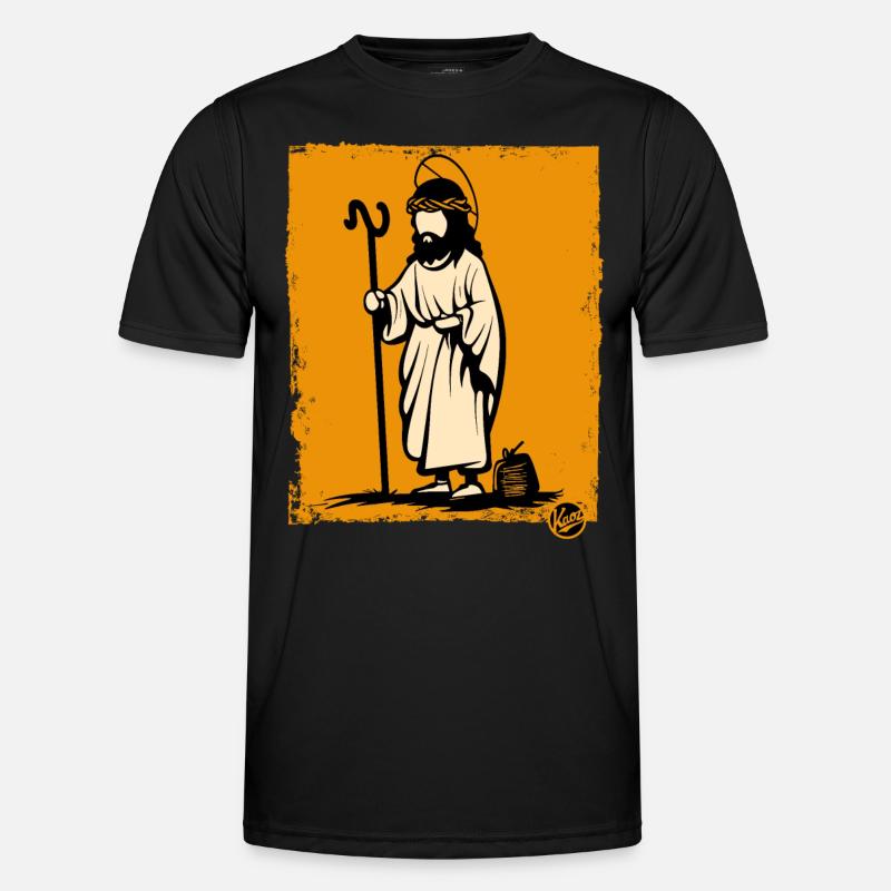 The wanderer and redeemer Jesus Men's Functional T-Shirt