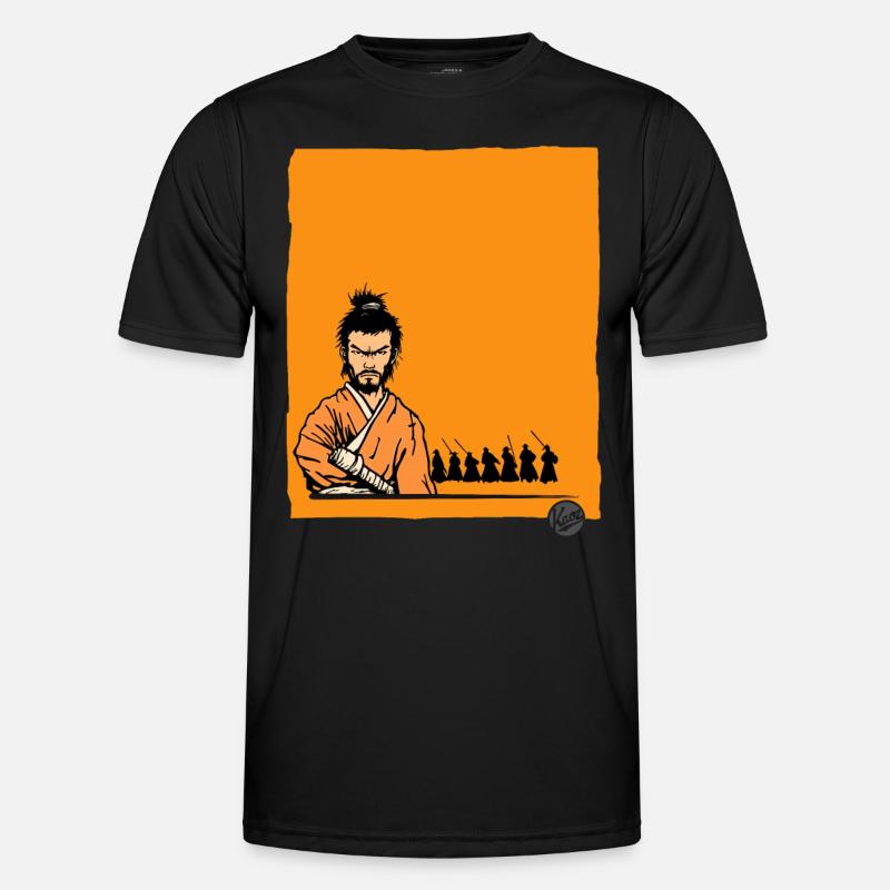 The Deadly Samurai - Men's Functional T-Shirt - black