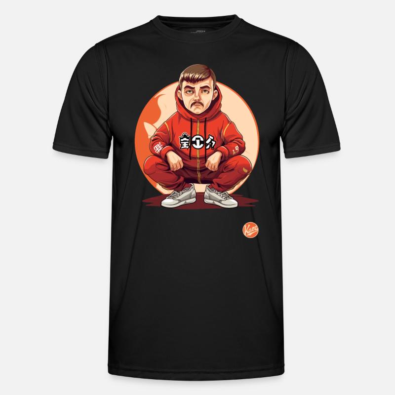 Slav Squat Tracksuit Gopnik Mode Design Männer Funktions-T-Shirt