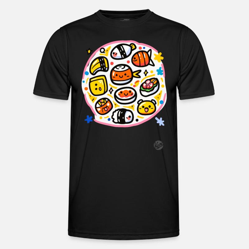 Sushi Himmel Männer Funktions-T-Shirt
