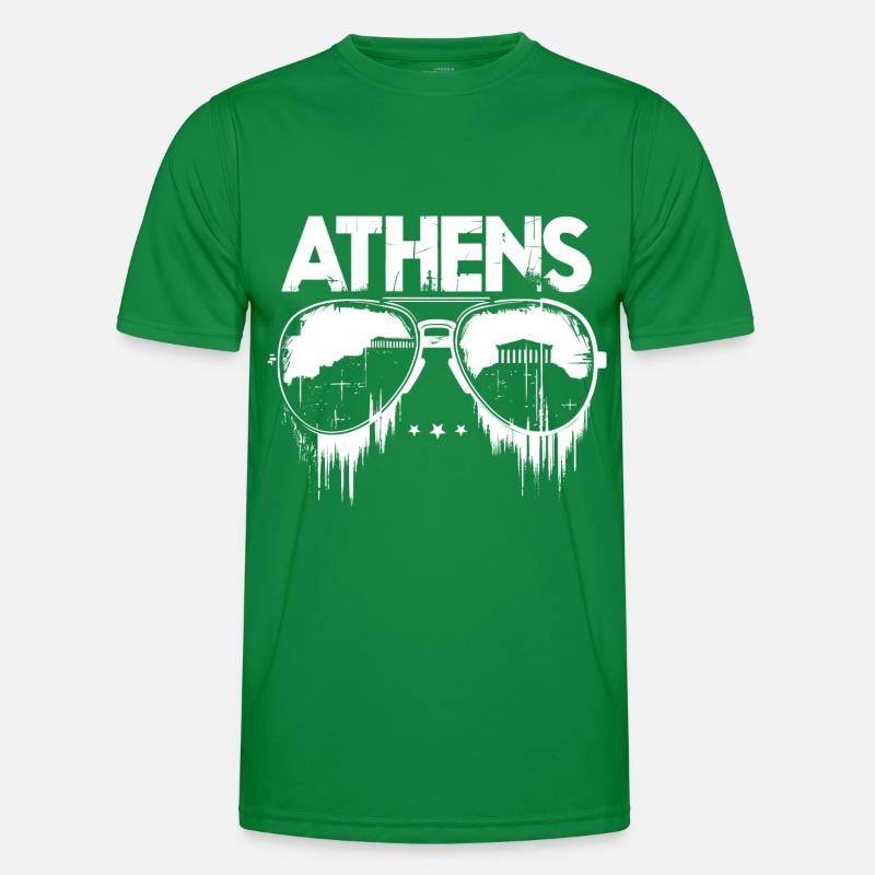 Design grunge d’Athènes T-shirt sport Homme