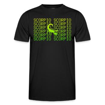 Scorpion - T-shirt sport Homme - noir - Devant - AI Model Male 178 dark (178cm)