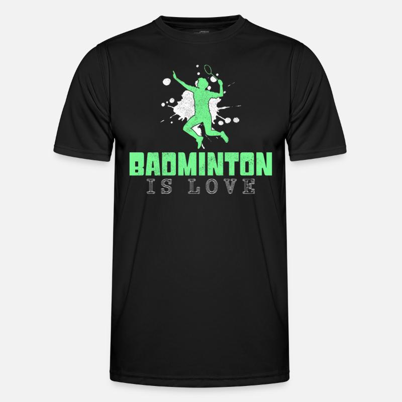 Badminton - Männer Funktions-T-Shirt - Schwarz