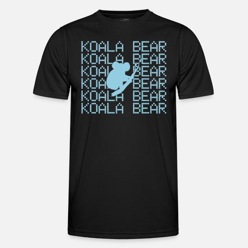 Koala Bear - Men's Functional T-Shirt - black
