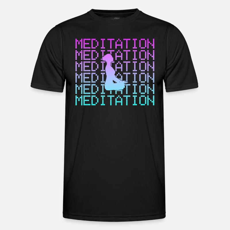 Méditation T-shirt sport Homme
