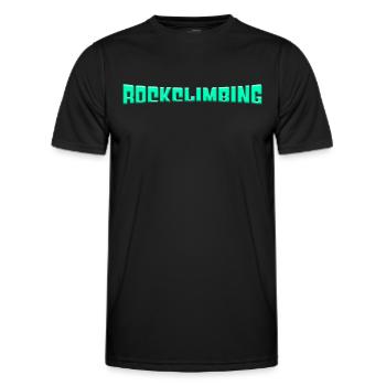 Alpinisme - T-shirt sport Homme - noir - Devant - AI Model Male 178 dark (178cm)