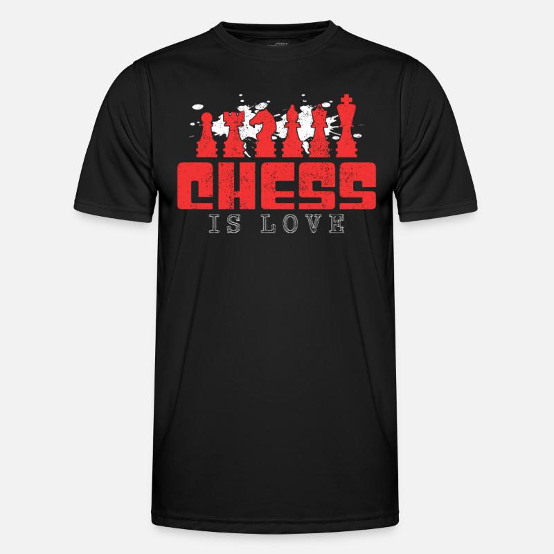 Chess Saying - Men's Functional T-Shirt - black