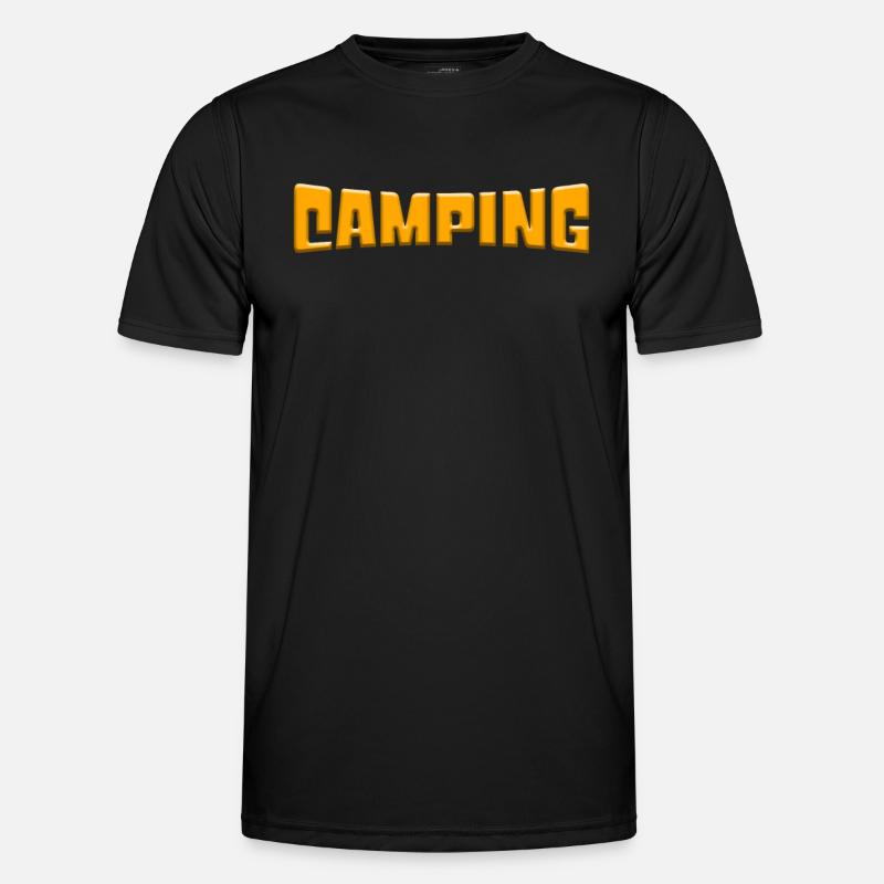 Camping - Men's Functional T-Shirt - black