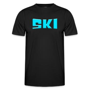 Ski - T-shirt sport Homme - noir - Devant - AI Model Male 178 dark (178cm)