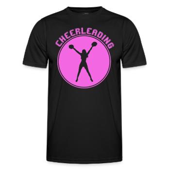cheerleading - T-shirt sport Homme - noir - Devant - AI Model Male 178 dark (178cm)