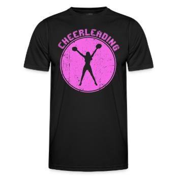cheerleading - T-shirt sport Homme - noir - Devant - AI Model Male 178 dark (178cm)
