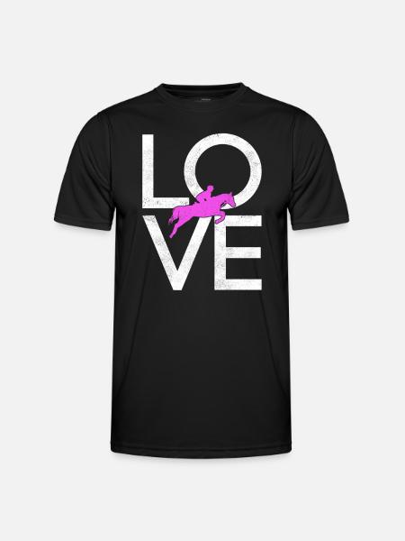 Équitation - T-shirt sport Homme - noir
