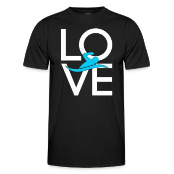 Nager - T-shirt sport Homme - noir - Devant - AI Model Male 178 dark (178cm)
