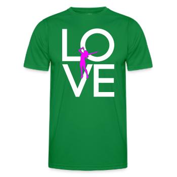 Sing - Men's Functional T-Shirt - kelly green - Front - AI Model Male 178 dark (178cm)