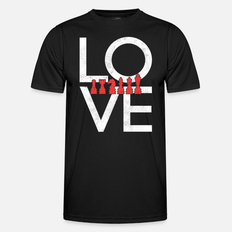 Schach - Männer Funktions-T-Shirt - Schwarz