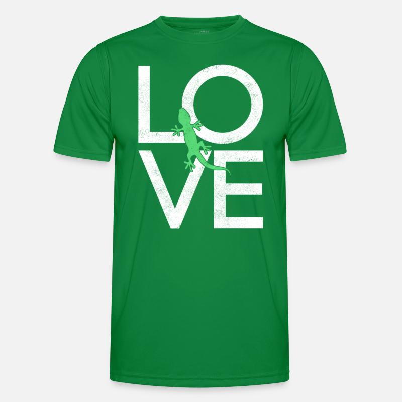 Eidechse Männer Funktions-T-Shirt