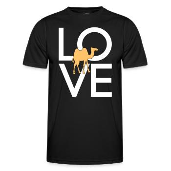 Camel - Men's Functional T-Shirt - black - Front - AI Model Male 178 dark (178cm)