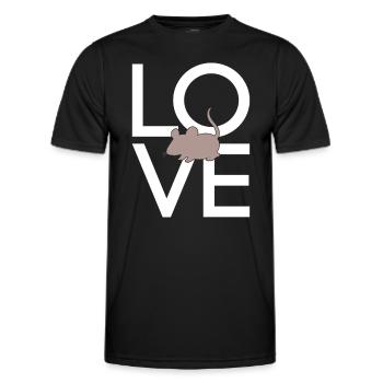 Mouse - Men's Functional T-Shirt - black - Front - AI Model Male 178 dark (178cm)