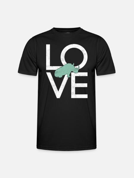 Rhinoceros - Men's Functional T-Shirt - black