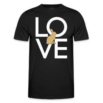 Hare - Men's Functional T-Shirt - black - Front - AI Model Male 178 dark (178cm)