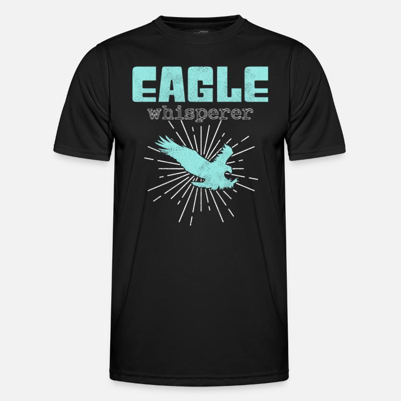 Eagle Whisperer - Men's Functional T-Shirt - black